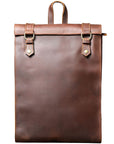 Personality Cowhide School Bag Leather Retro Men
