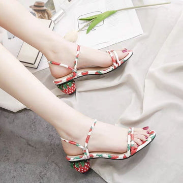 Sweet Strawberry Sandals