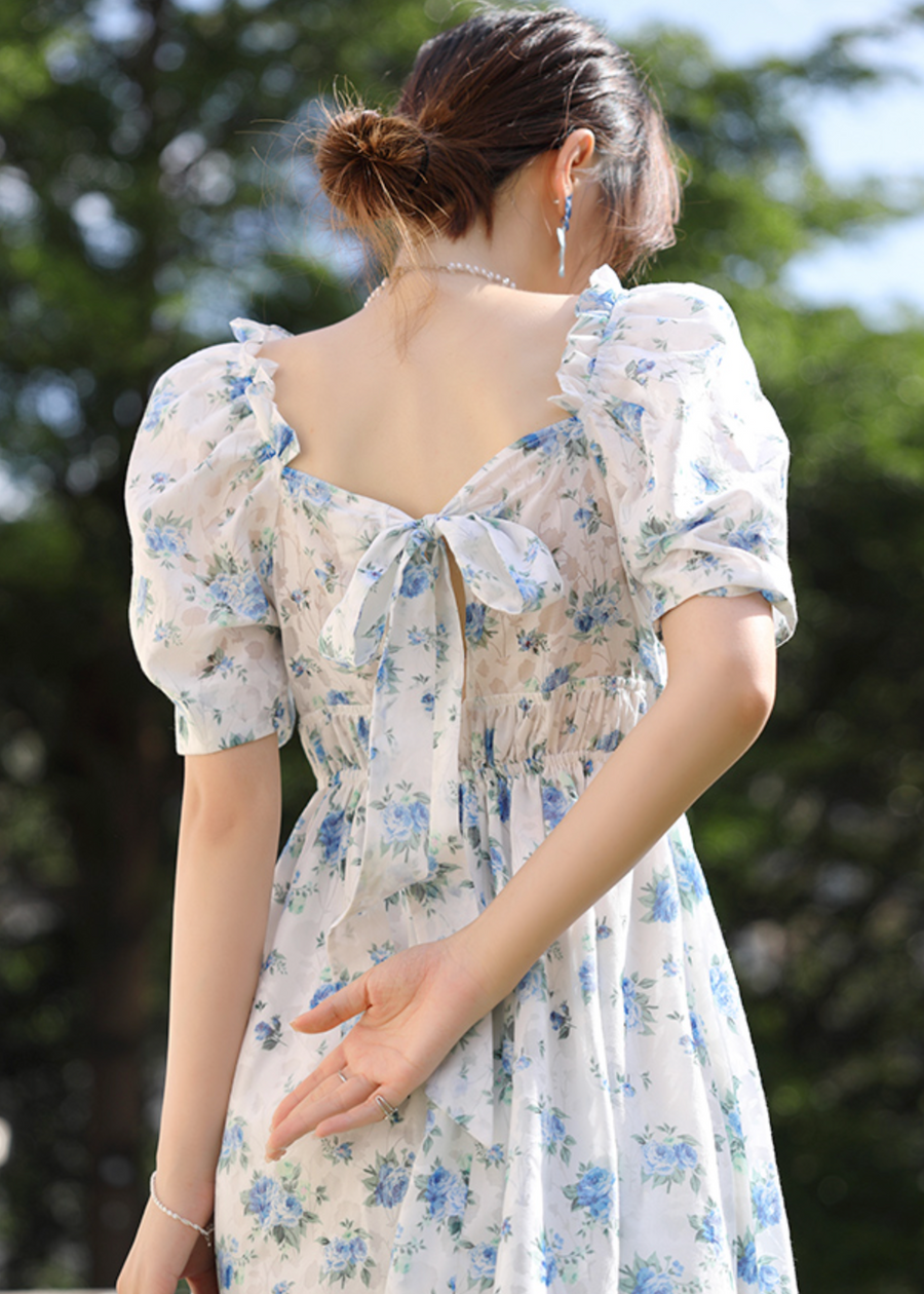 Blue Fairy Floral Dress