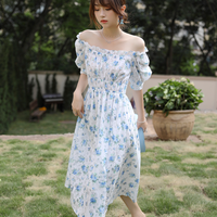 Blue Fairy Floral Dress