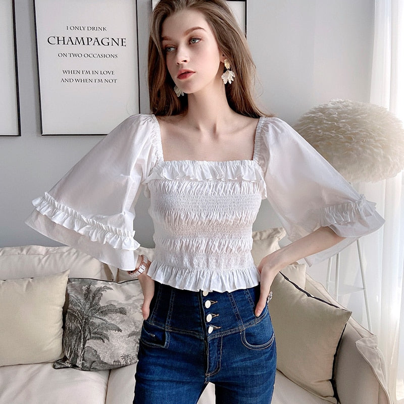 Upscale Living White Blouse