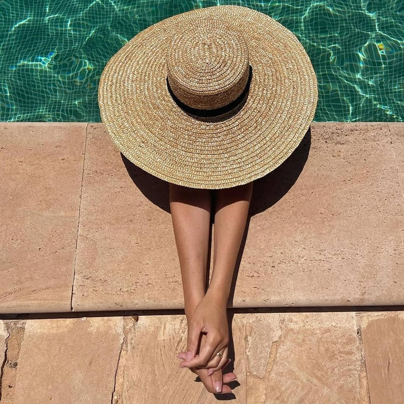 Take Me On Faith Straw Summer Hat