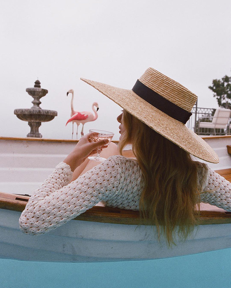 Take Me On Faith Straw Summer Hat