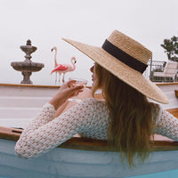 Take Me On Faith Straw Summer Hat