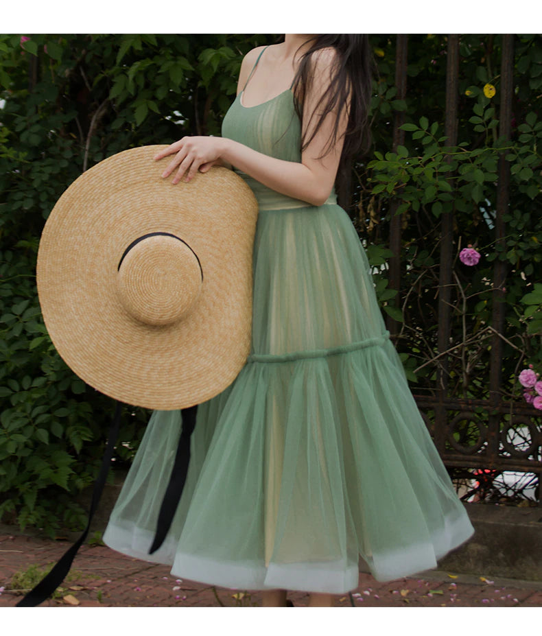 Green Apple Mesh Dress