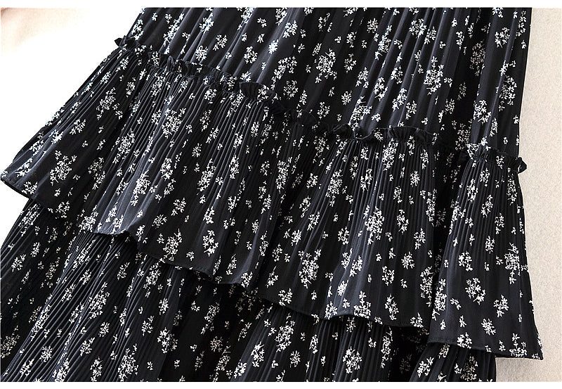 Flora's Dream Pleated Midi Skirt