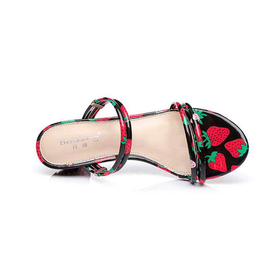 Sweet Strawberry Sandals