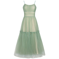 Green Apple Mesh Dress