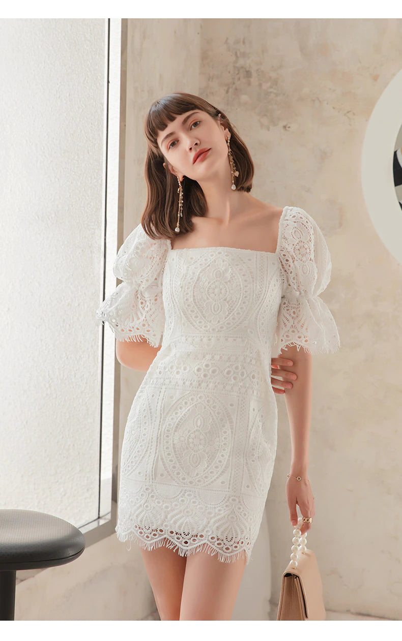 Finest Amusement Lace Dress