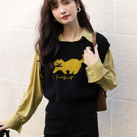 See You Later Long Sleeve Blouse