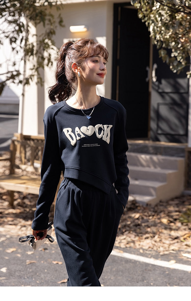 I Am Back Sweatshirt Set