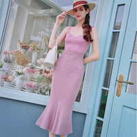 Marvelous Ladies Pink Knit Dress