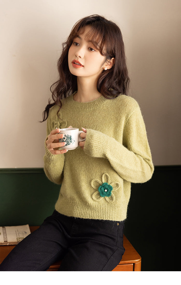 Creamy Coffee Light Sweater