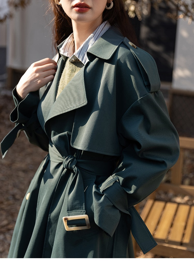 Walk You In The woods Trench Coat