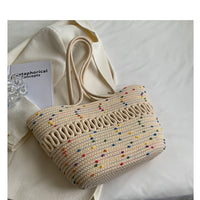 Summer Beach Woven Tote Bag