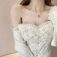 Elevated Romance Lace Corset Bra Top