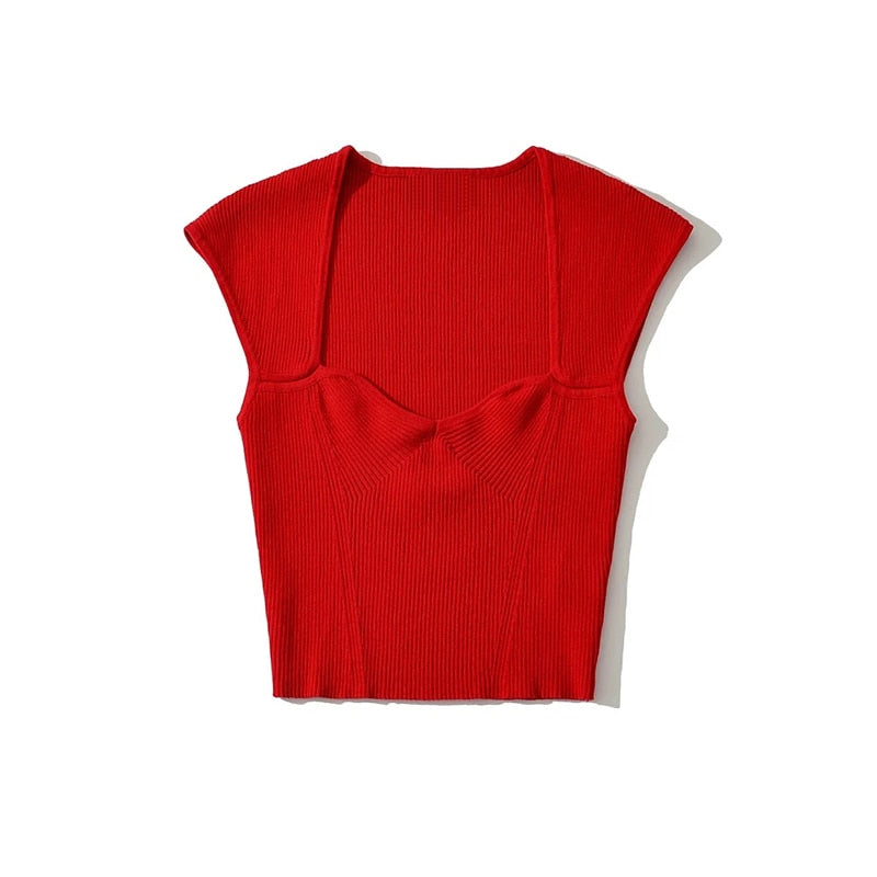 Pick One Knit Sleeveless Top