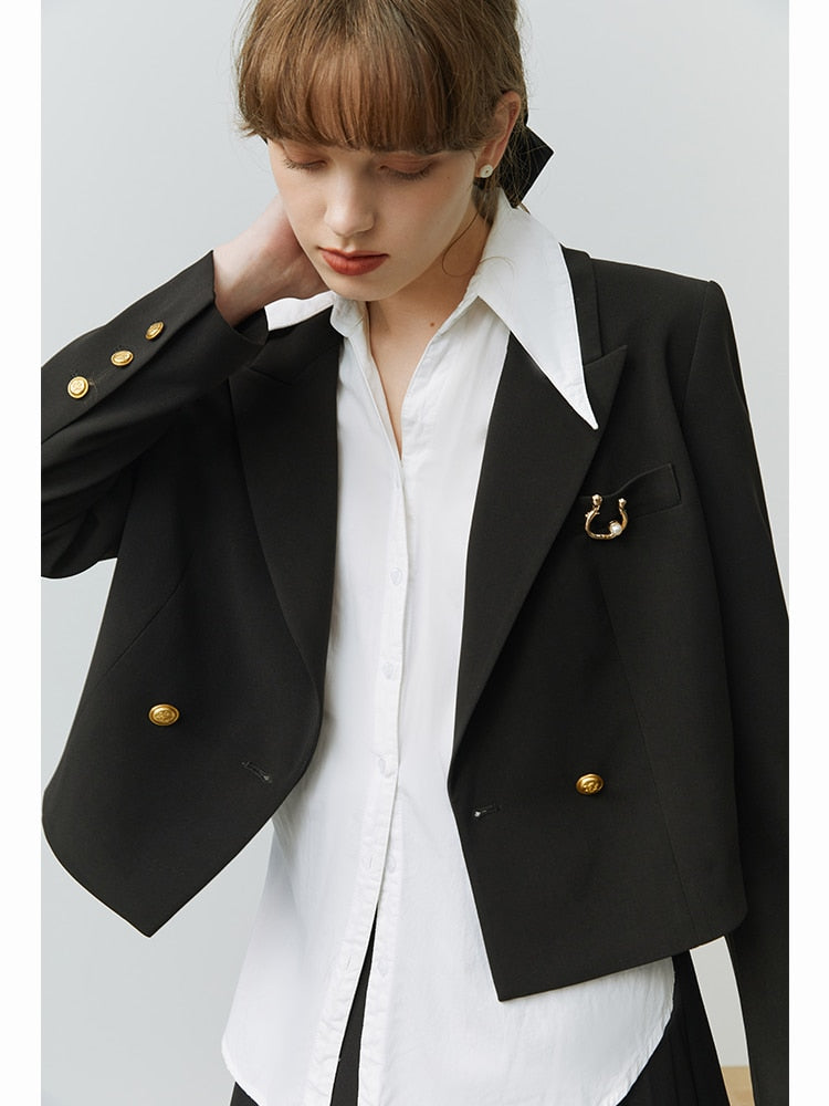 The Perfect One Crop Blazer