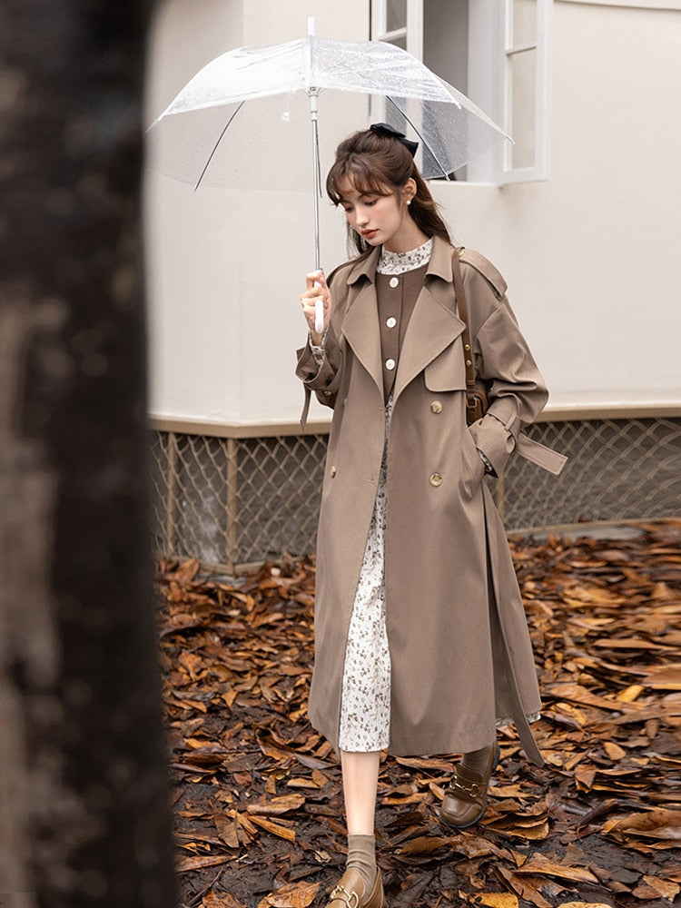 Walk You In The woods Trench Coat