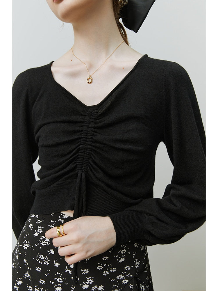 Elegant Office Lady Knit Top