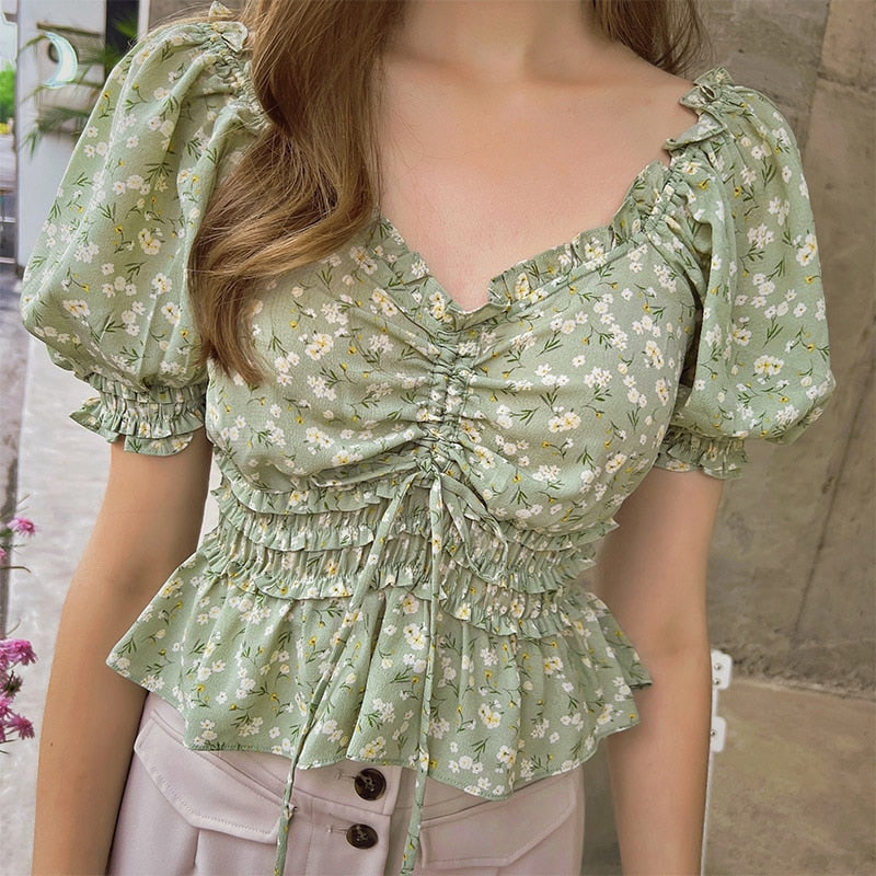 Obsessed Love Floral Blouse