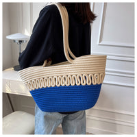 Summer Beach Woven Tote Bag