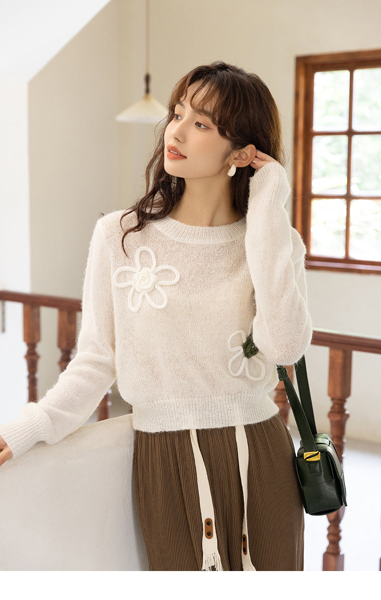 Creamy Coffee Light Sweater