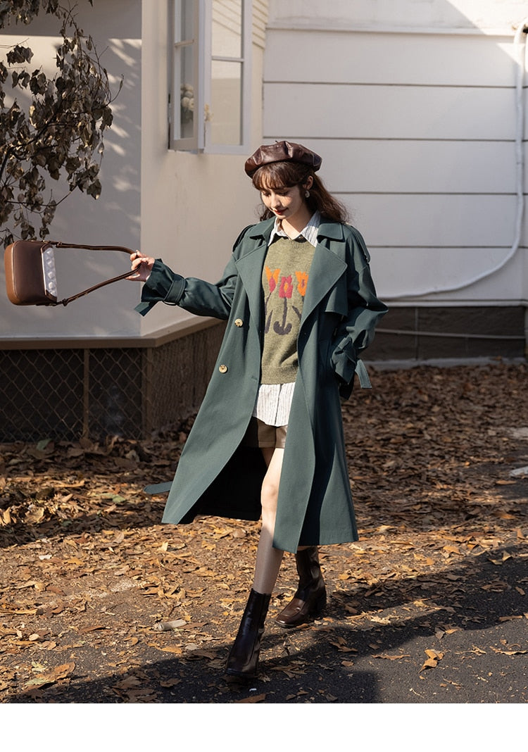 Walk You In The woods Trench Coat