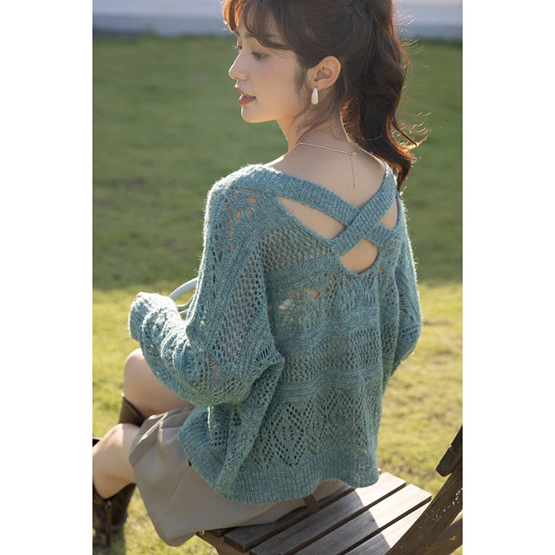 Lazy Afternoon Casual Knit Top