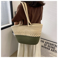 Summer Beach Woven Tote Bag