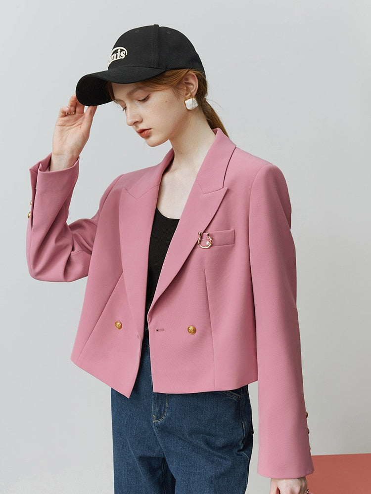 The Perfect One Crop Blazer