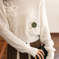 Creamy Coffee Light Sweater