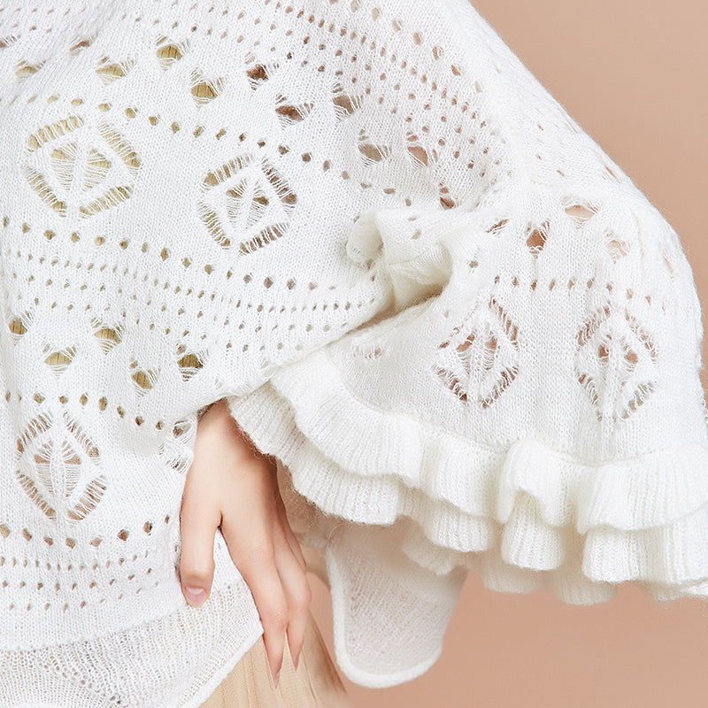 Trap Me Here Crochet Sweater