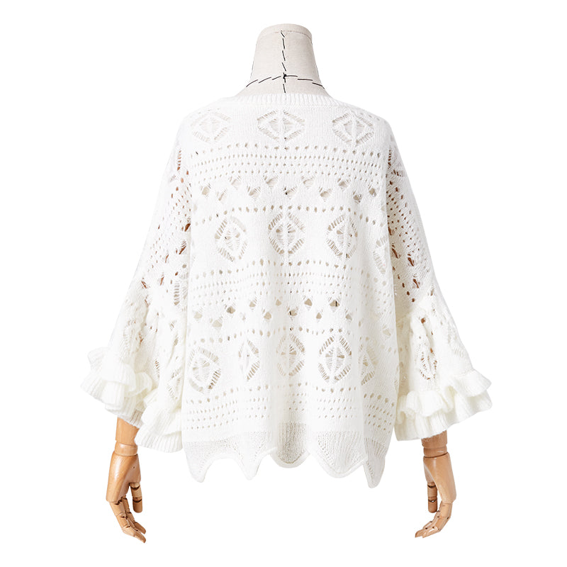 Trap Me Here Crochet Sweater