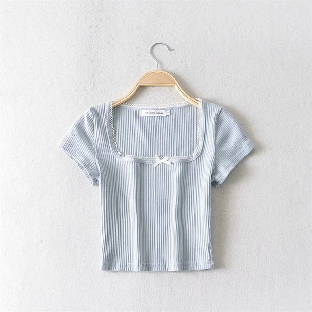 A Casual Day Crop Tee