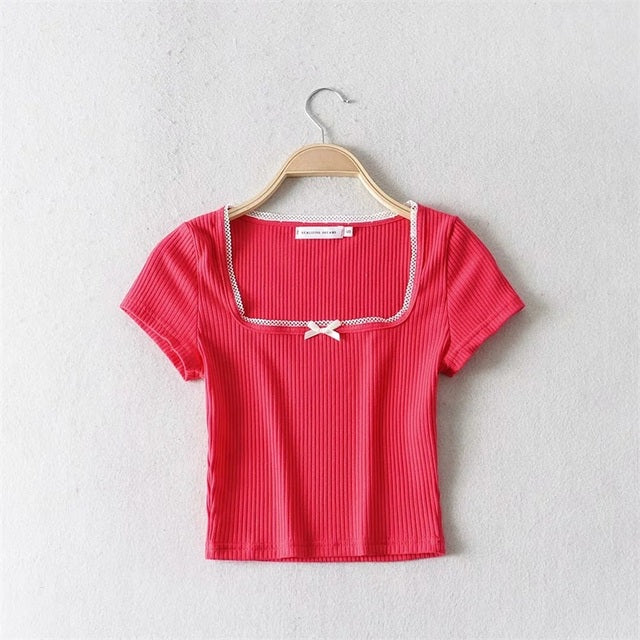 A Casual Day Crop Tee