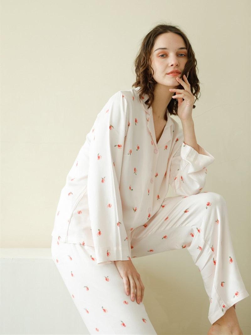 Pink Peach Pajamas Set - Lifestyle Pavilion