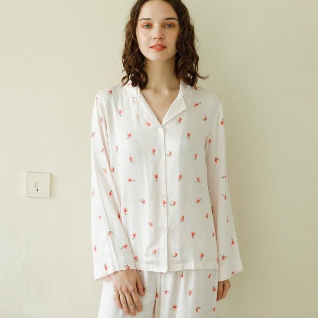 Pink Peach Pajamas Set - Lifestyle Pavilion