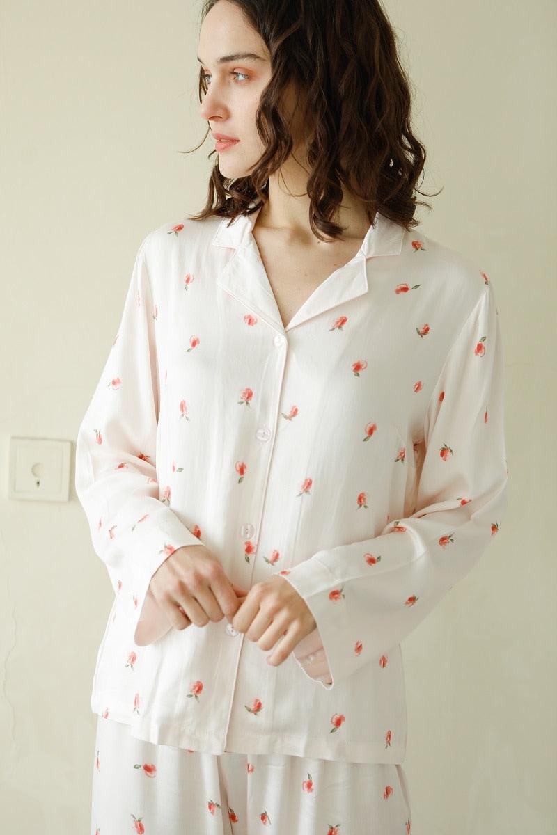 Pink Peach Pajamas Set - Lifestyle Pavilion