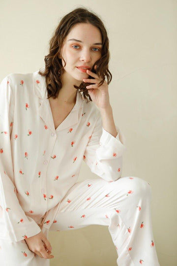 Pink Peach Pajamas Set - Lifestyle Pavilion