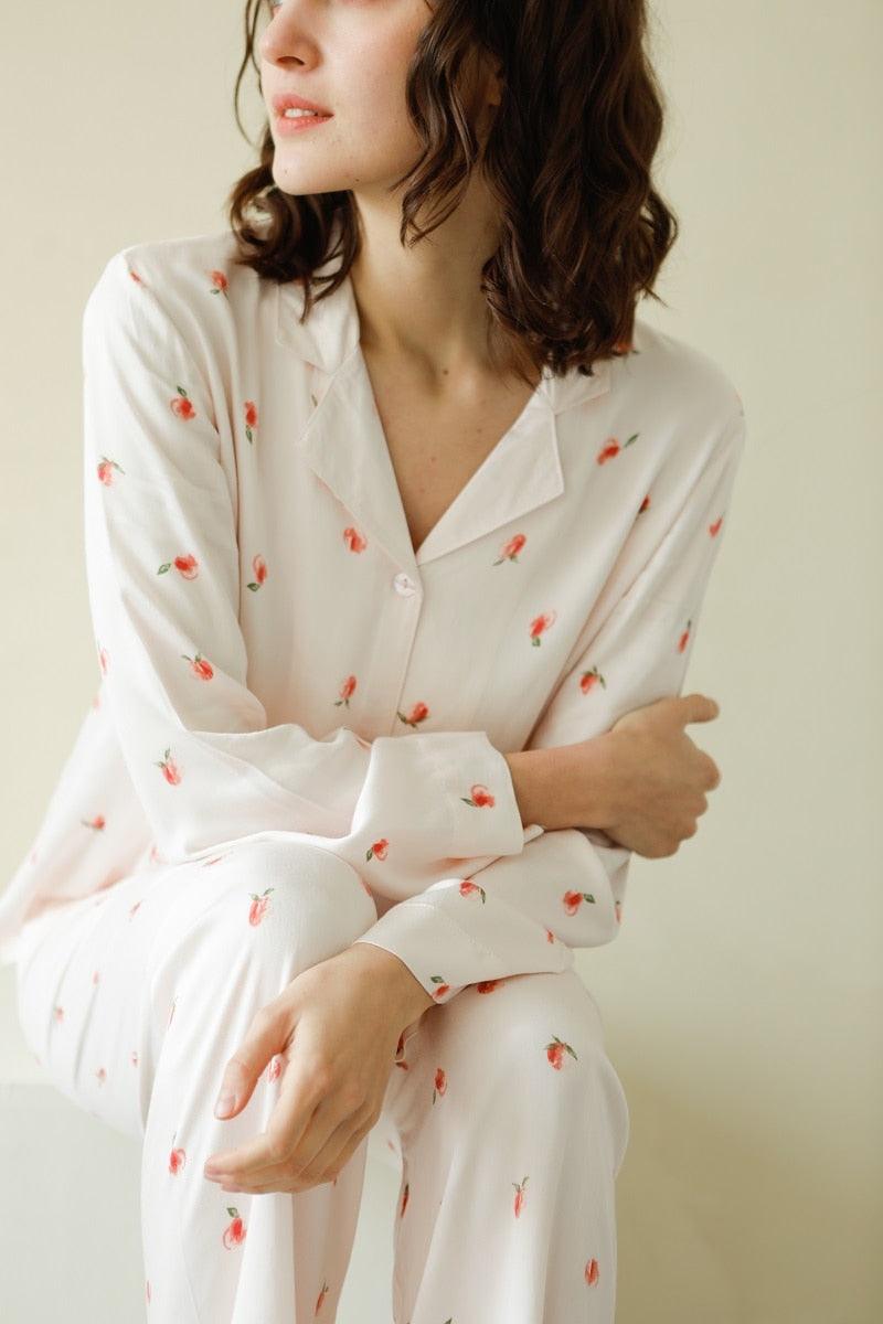 Pink Peach Pajamas Set - Lifestyle Pavilion