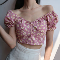 A Relaxing Moment Crop Blouse