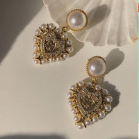 Mysterious Dynasty Heart Dangled Earrings - Lifestyle Pavilion