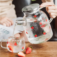 Strawberry Glass Cup and Water Pot - Lifestyle Pavilion