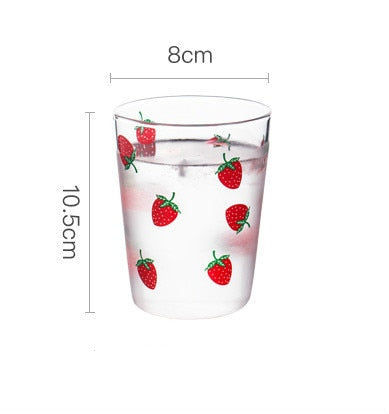 Strawberry Glass Cup and Water Pot - Lifestyle Pavilion