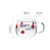 Strawberry Glass Cup and Water Pot - Lifestyle Pavilion