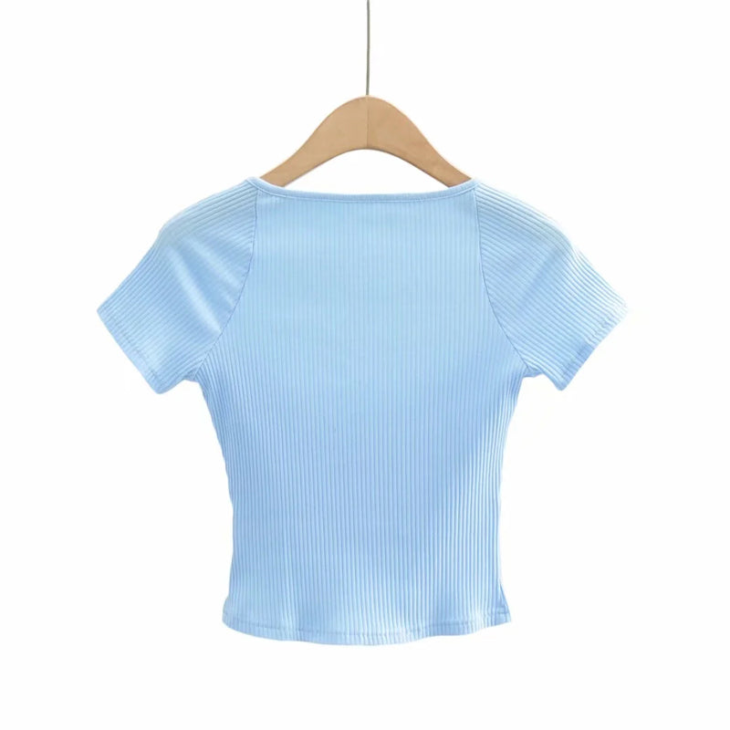 Daily Rib Crop T-shirt