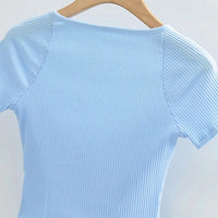 Daily Rib Crop T-shirt