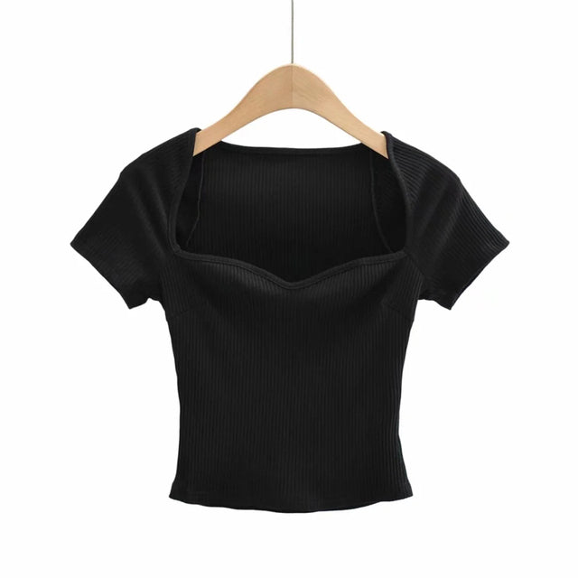 Daily Rib Crop T-shirt