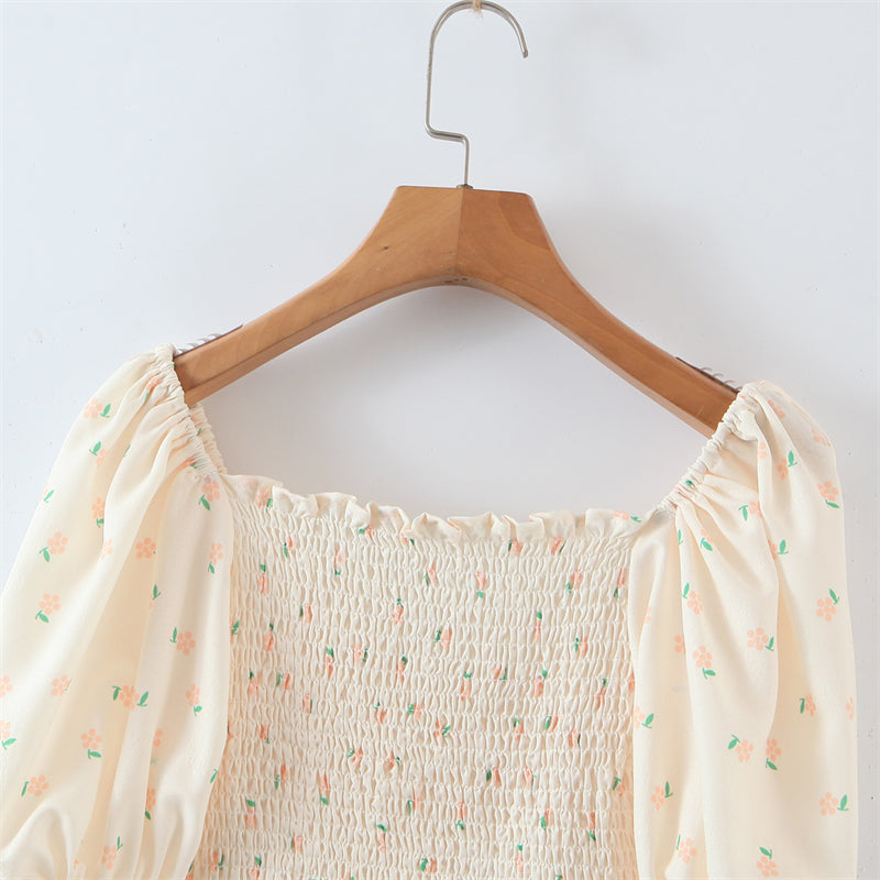 Love Letter Floral Crop Blouse